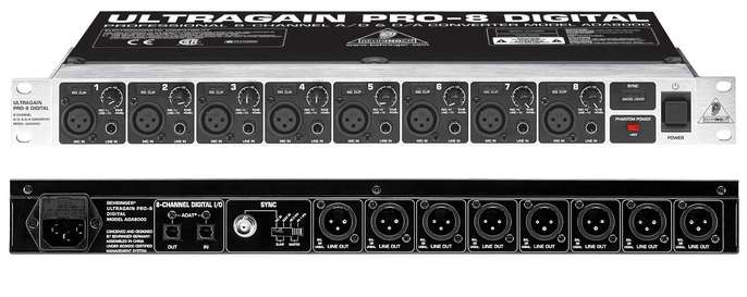 behringer ultragain pro 8 ada8000